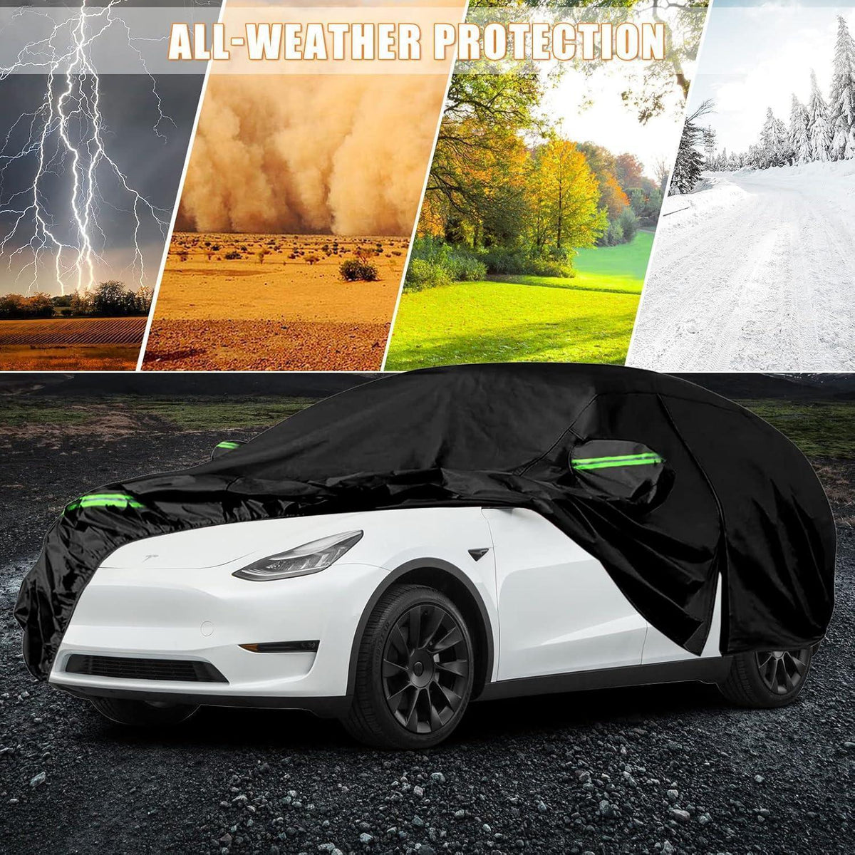 Autoabdeckung Wasserdicht für Tesla Model Y 2020-2025