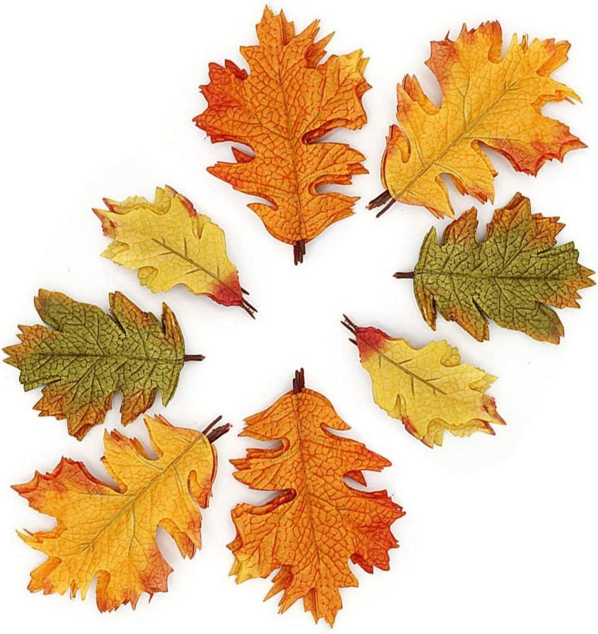 Künstliche Herbstahornblätter 25 Stück für Herbstbasteleien