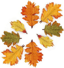 Künstliche Herbstahornblätter 25 Stück für Herbstbasteleien