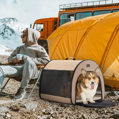 Faltbare Hundebox für kleine Hunde & Katzen – Tragbar & Atmungsaktiv