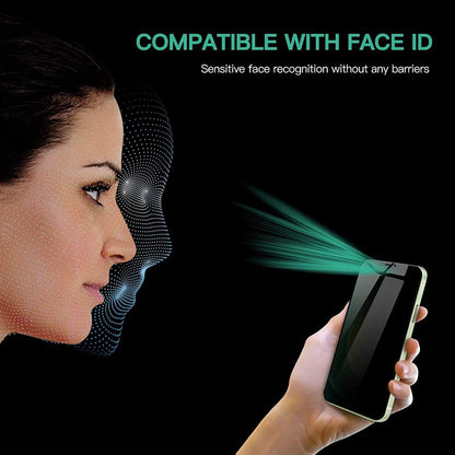Sichtschutz Panzerglasfolie iPhone 14 Pro [2 Stück] Anti Spy 9H Folie