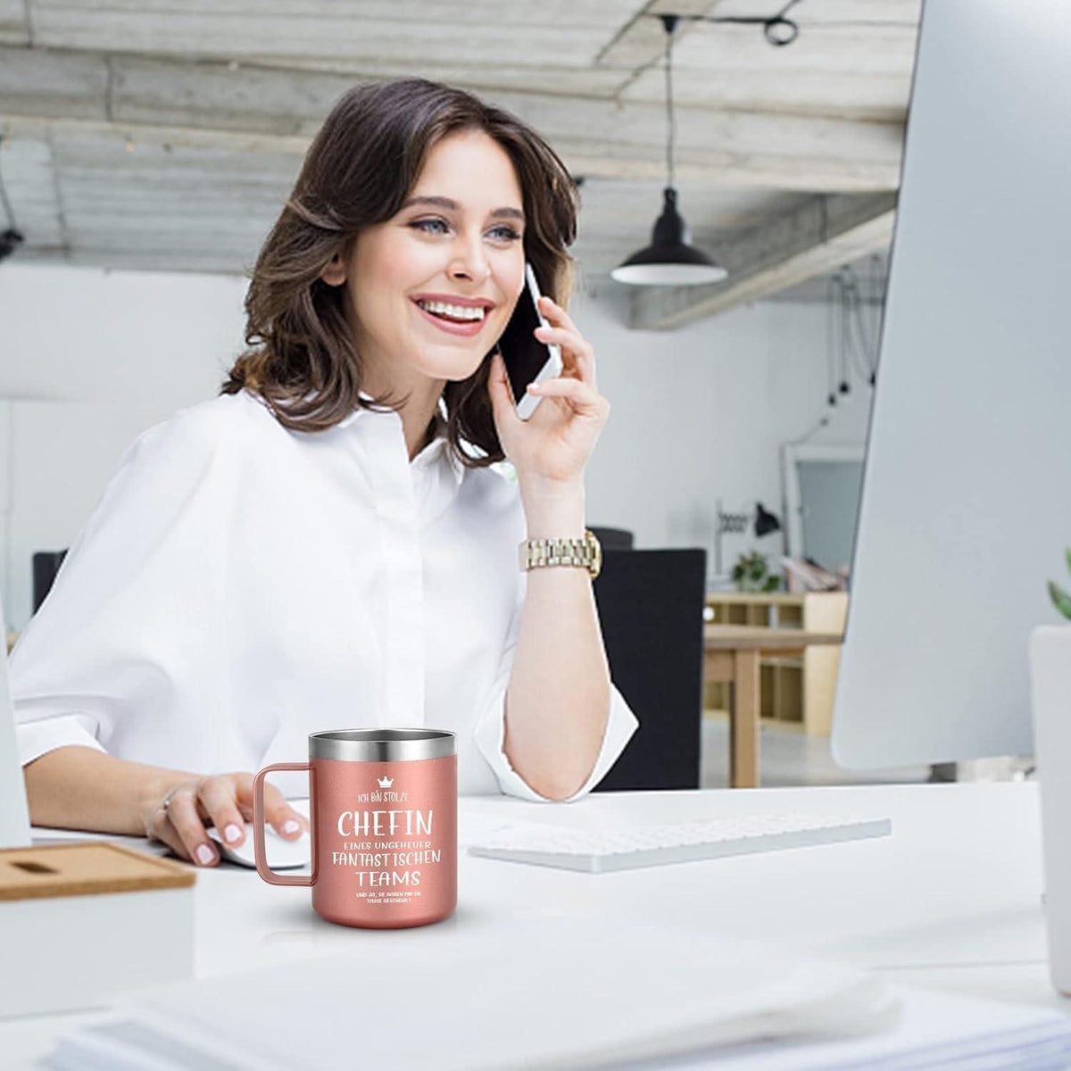 Livole Geschenk für die Beste Chefin - Stolze Chefin Tasse