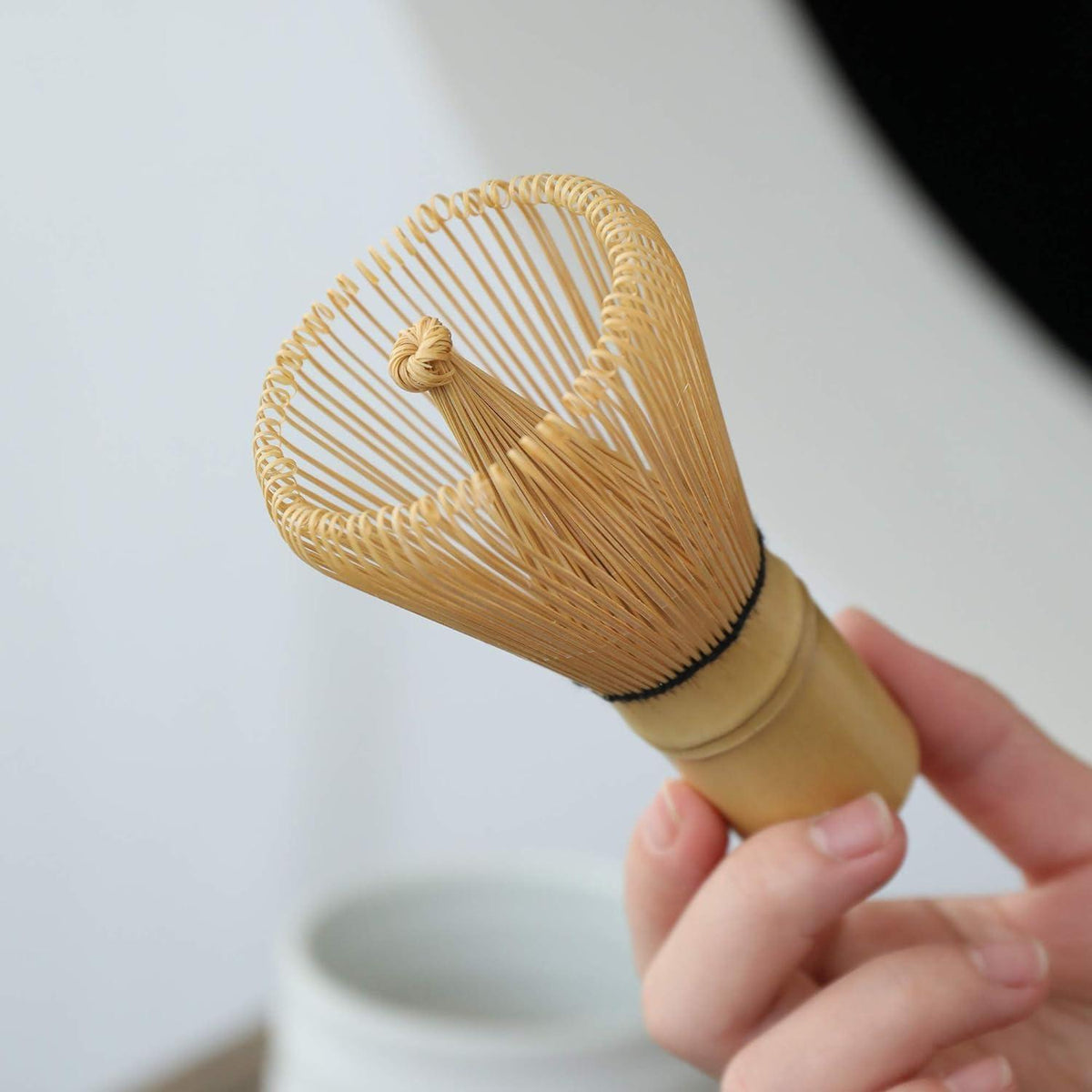 Japanisches Matcha-Zeremonie Set, Bambus Schneebesen