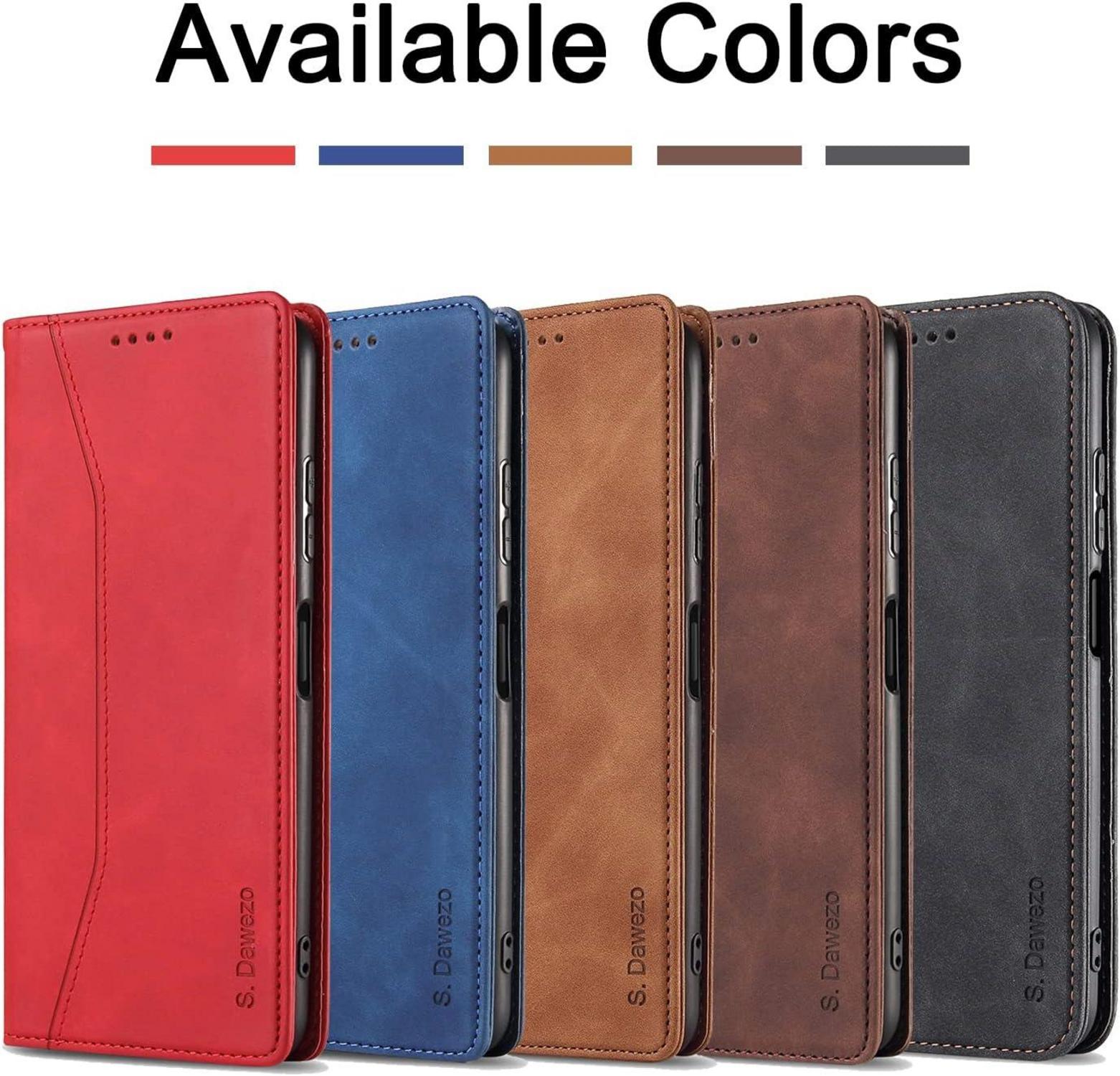 Xiaomi Redmi Note 10 4G Hülle Leder Magnet Standfunktion
