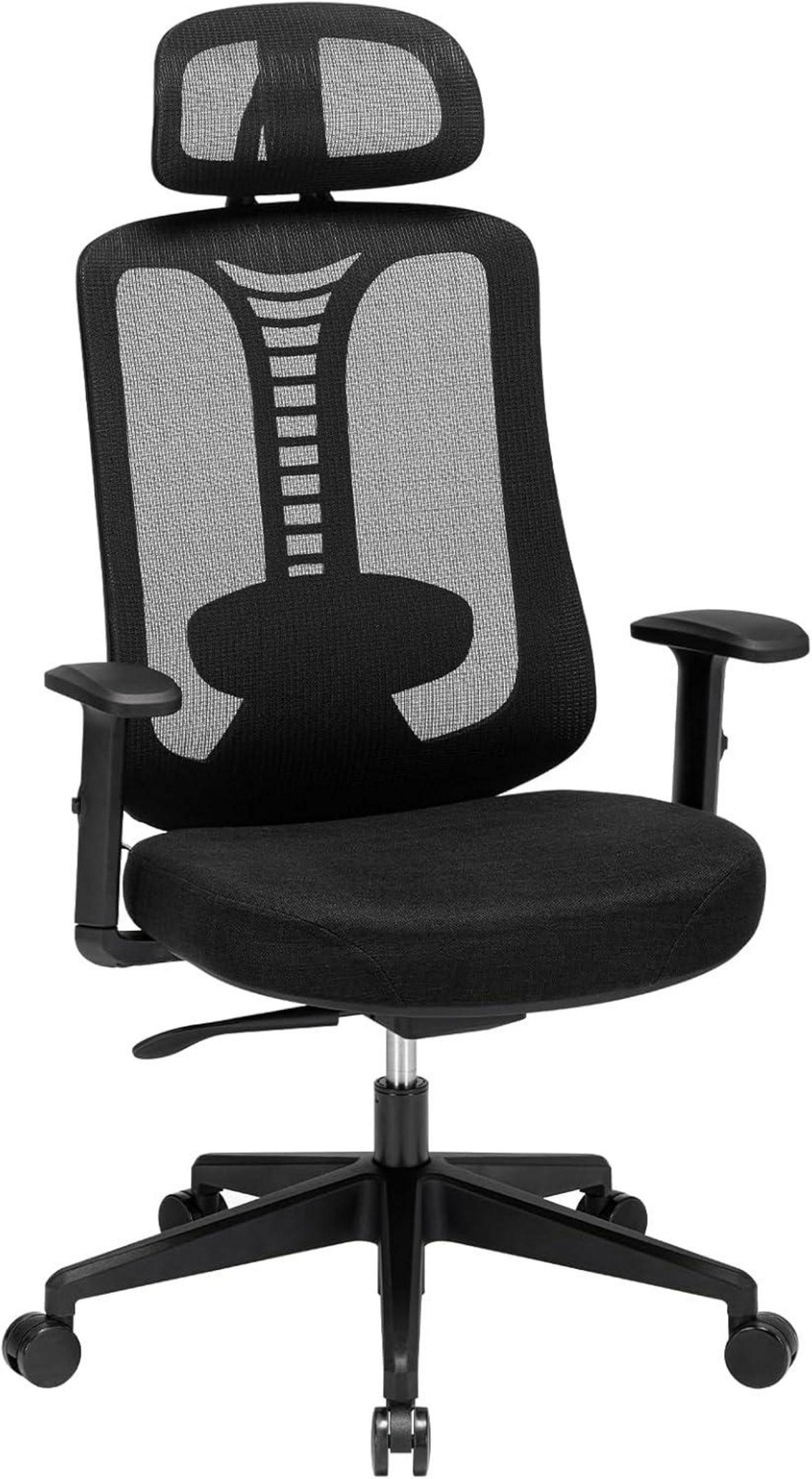 Ergonomischer Bürostuhl mit verstellbarer Lendenwirbelstütze