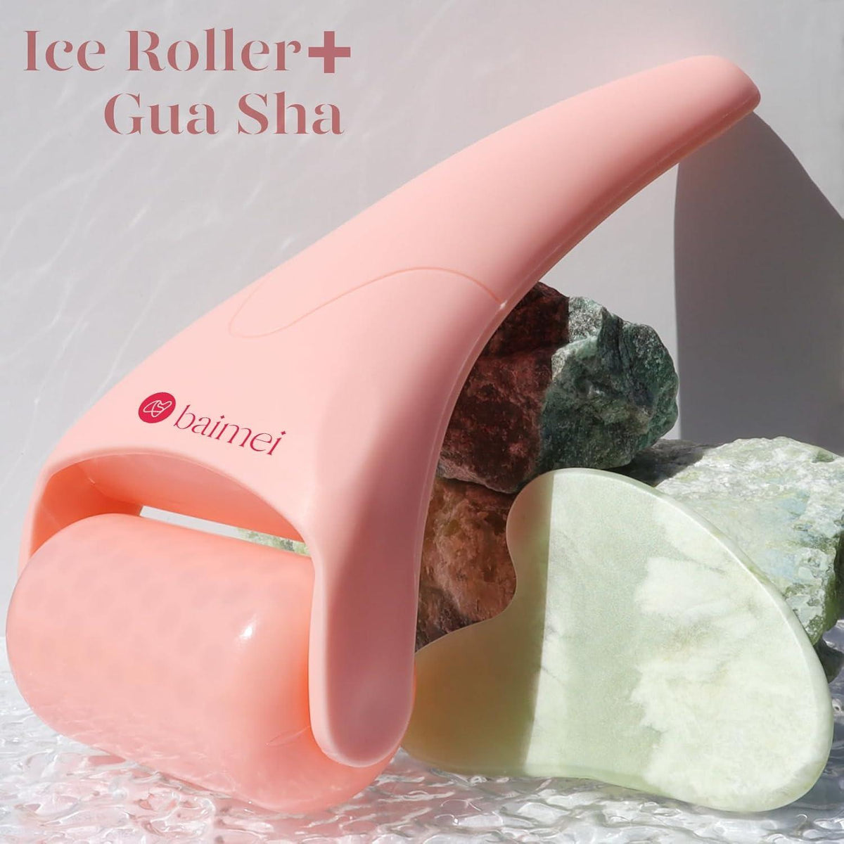Ice Roller und Gua Sha Facial Tools für Schwellungen und