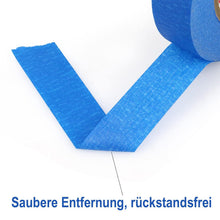 Blaues Malerband 24mmx50m 3er Pack Krepppapier Abdeckband