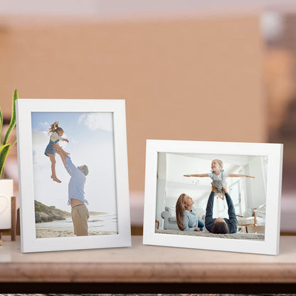 12er Set Weiße Bilderrahmen 13x18 cm für Fotos und Bilder