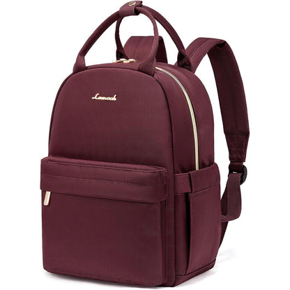 Kleiner Rucksack Damen 2in1 Handtasche Wasserdicht Rot