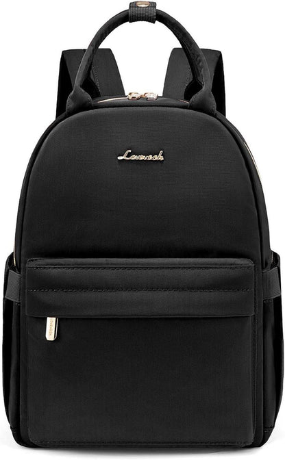 LOVEVOOK Kleiner Rucksack Damen - Tagesrucksack Mini Backpack Wasserdicht 11 zoll Schwarz