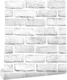 Selbstklebende Ziegel Tapete Vintage Backstein Stein 45X1000cm