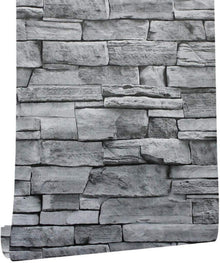 Selbstklebende Vintage Backstein Tapete Wasserdicht 45X1000cm