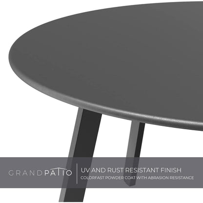 Runder Kaffeetisch Metall Outdoor Balkontisch, Einfache