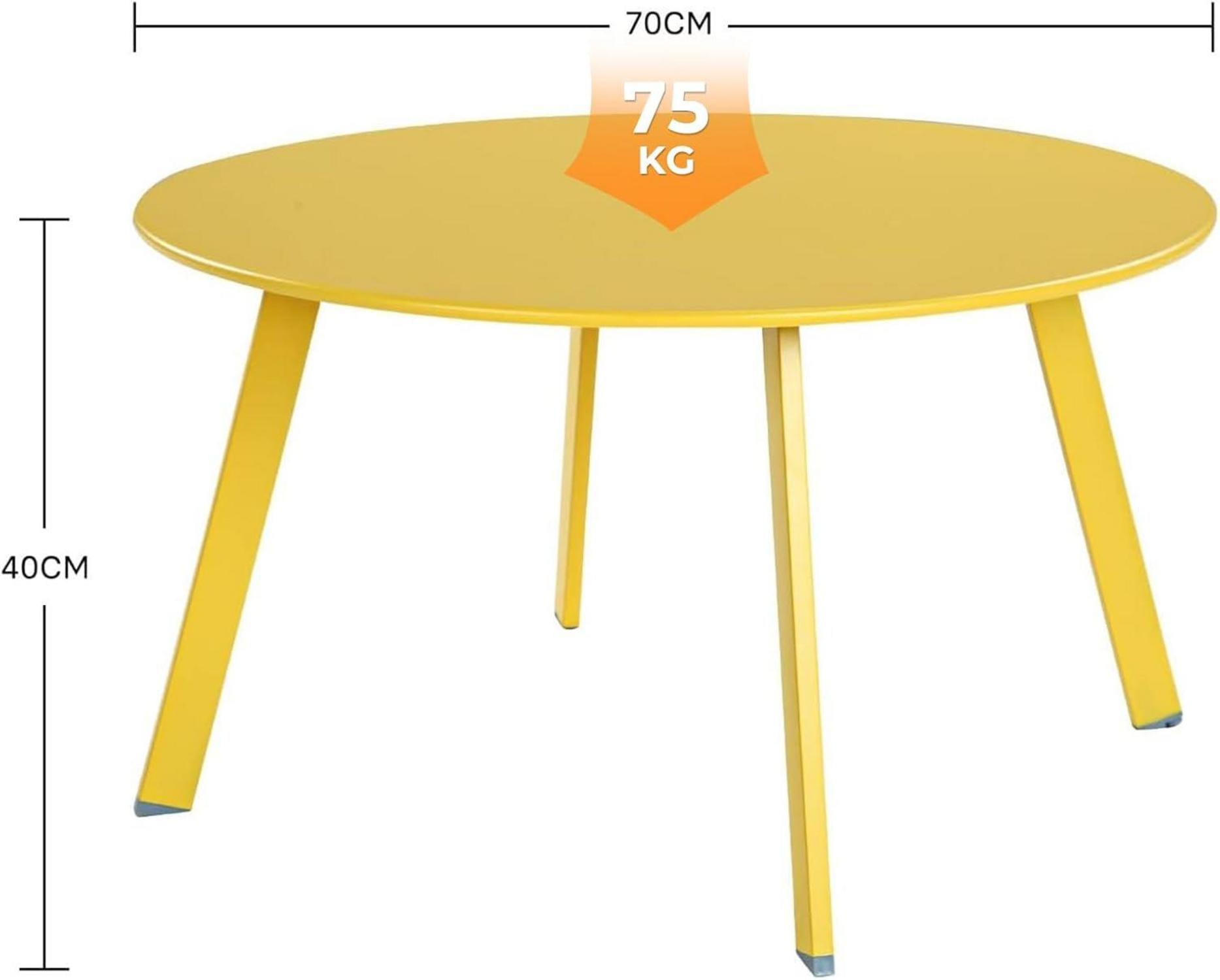 Kaffeetisch Beistelltisch Outdoor Tisch Balkon Möbel