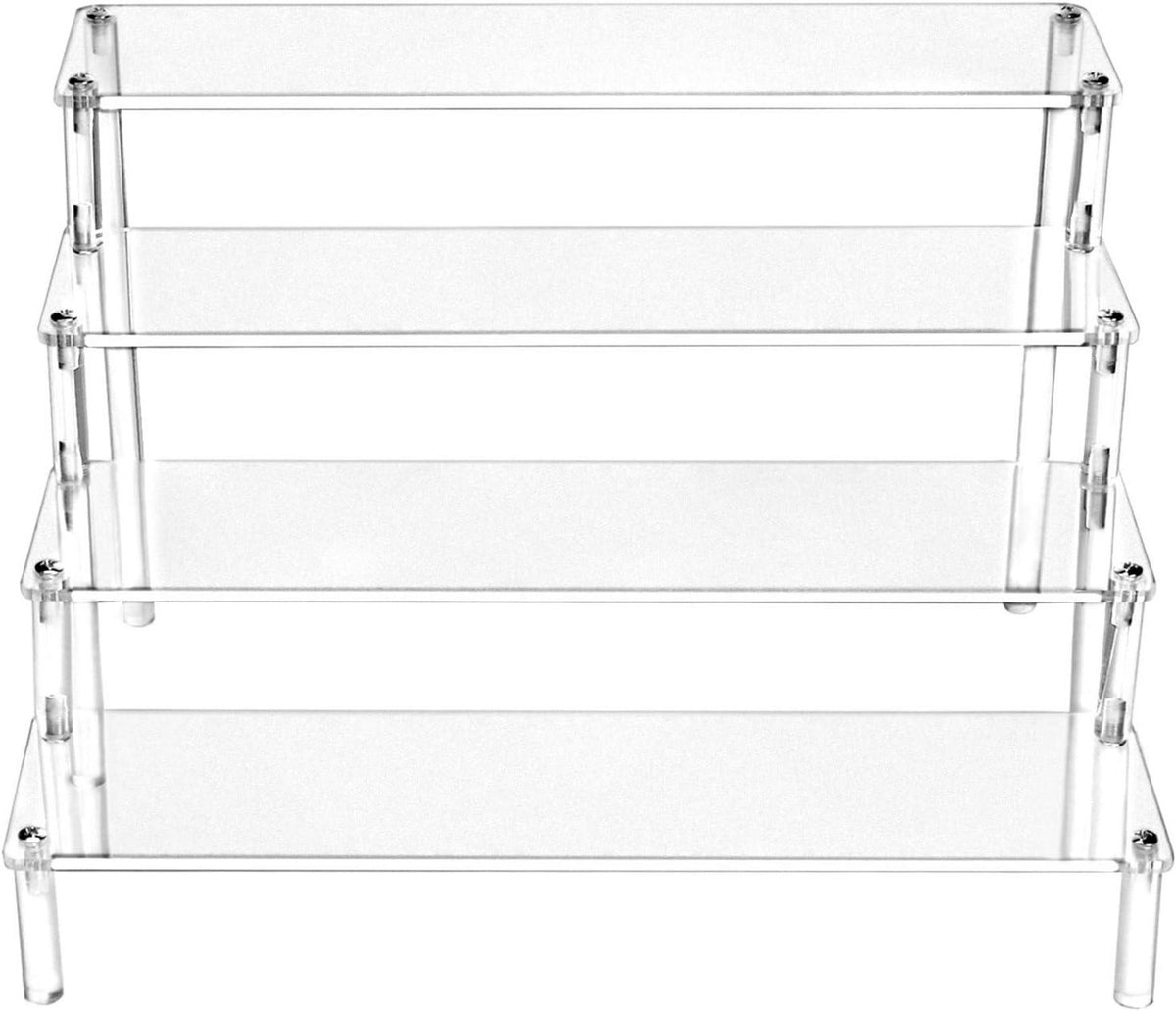 Transparenter Acryl Display Ständer - 4 Stufen 30x25x20cm