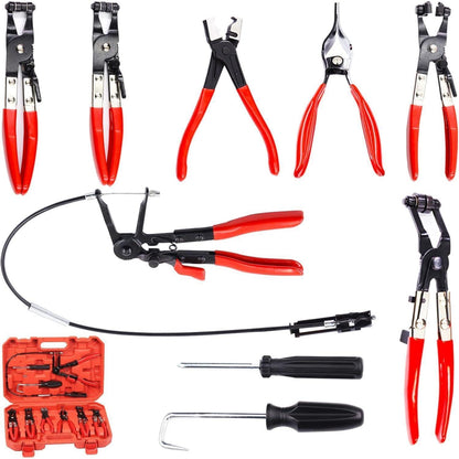 Schlauchklemmenzangen Set mit Koffer & Bowdenzug