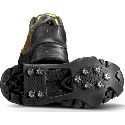 Eis-Traktionsstollen für Schuhe & Stiefel – Größe M (EU:37-40) Schwarz