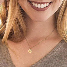 Initialen Kette Buchstaben Anhänger Gold Silber Rosenkette