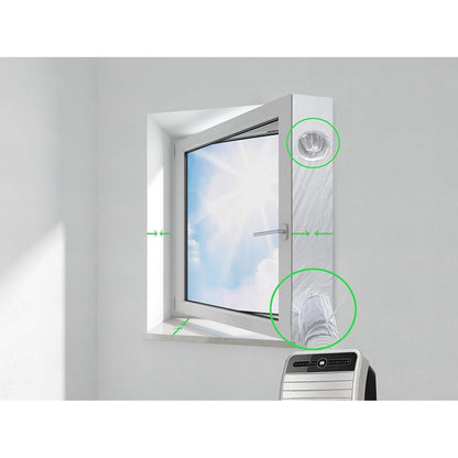 Fensterabdichtung für Mobile Klimaanlage – 400cm, Schlauch Verlängerung