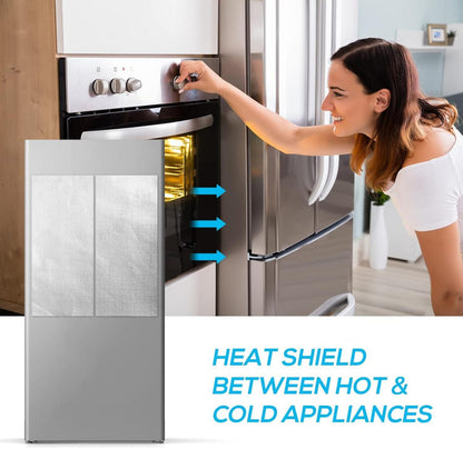 Aluminisierte Hitzeschutzmatte 100x100 cm selbstklebend Fiberglas Isolierung