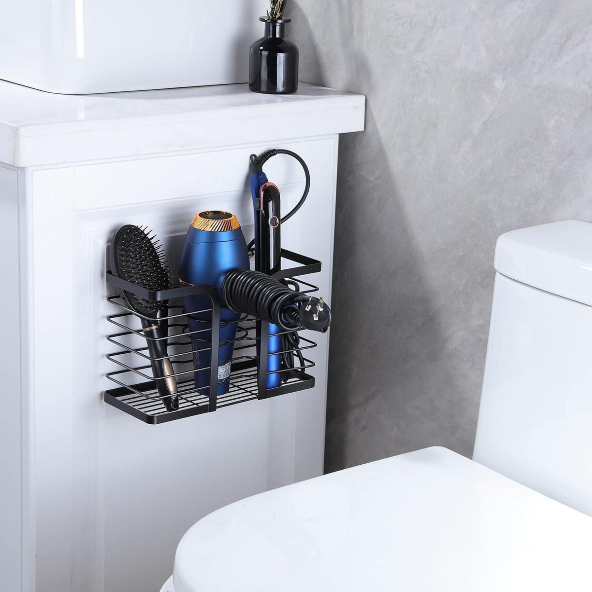 Fönhalter Wandbefestigung Haartrocknerhalter Badorganizer