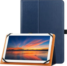 Universal Tablet Hülle 9-10 Zoll mit Silikonband und Ständer - Navy