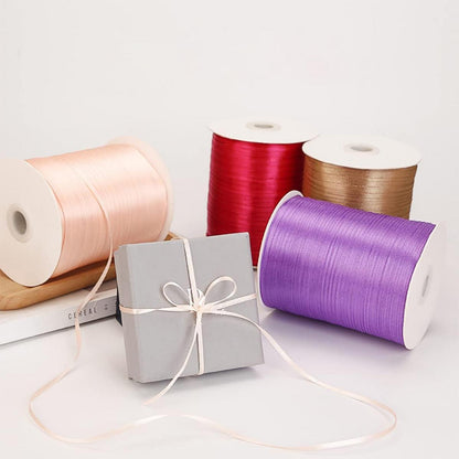3mm Weiß Satinband 80m - Deko Hochzeit DIY Bastelarbeiten