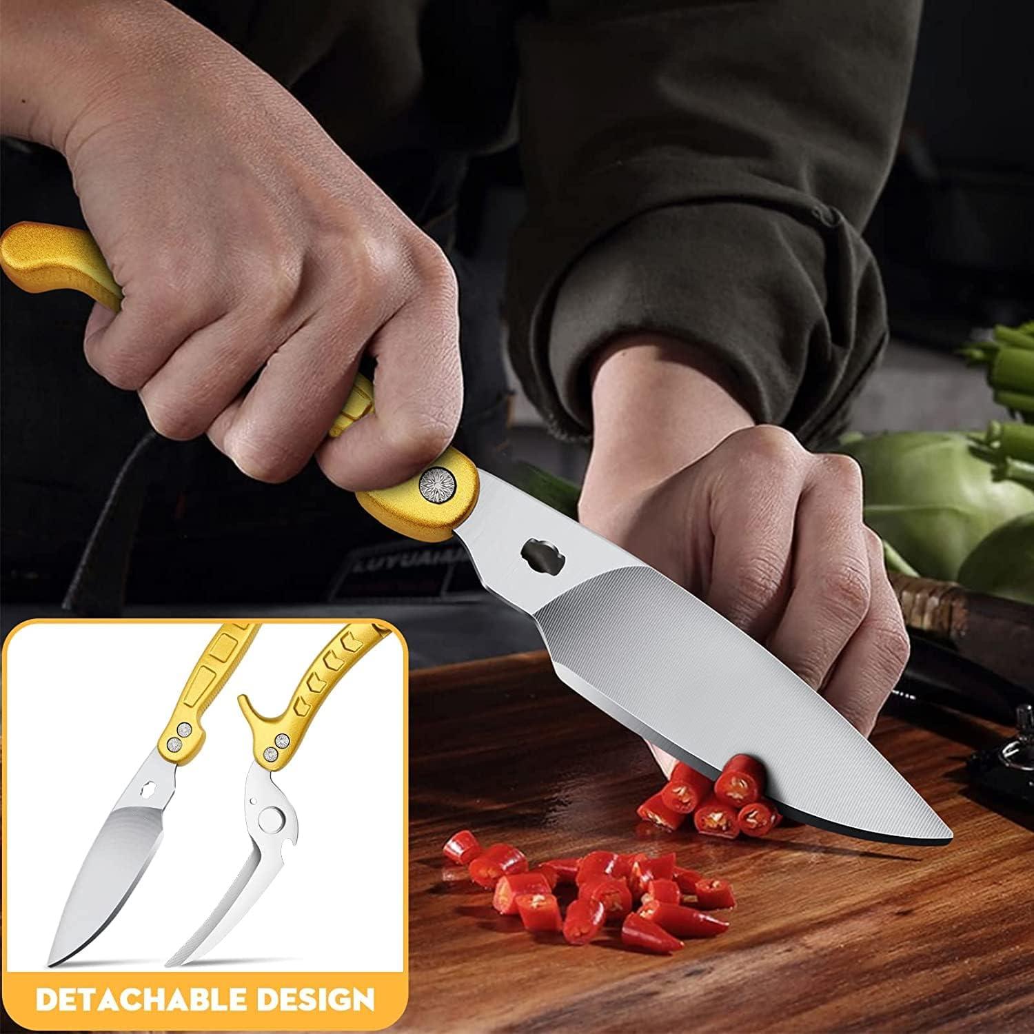 DRAGON RIOT Geflügelschere Abnehmbar Heavy Duty 2-in-1 Küchenschere