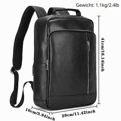 Leder Rucksack 15,6" Laptopfach – Tagesrucksack für Damen & Herren
