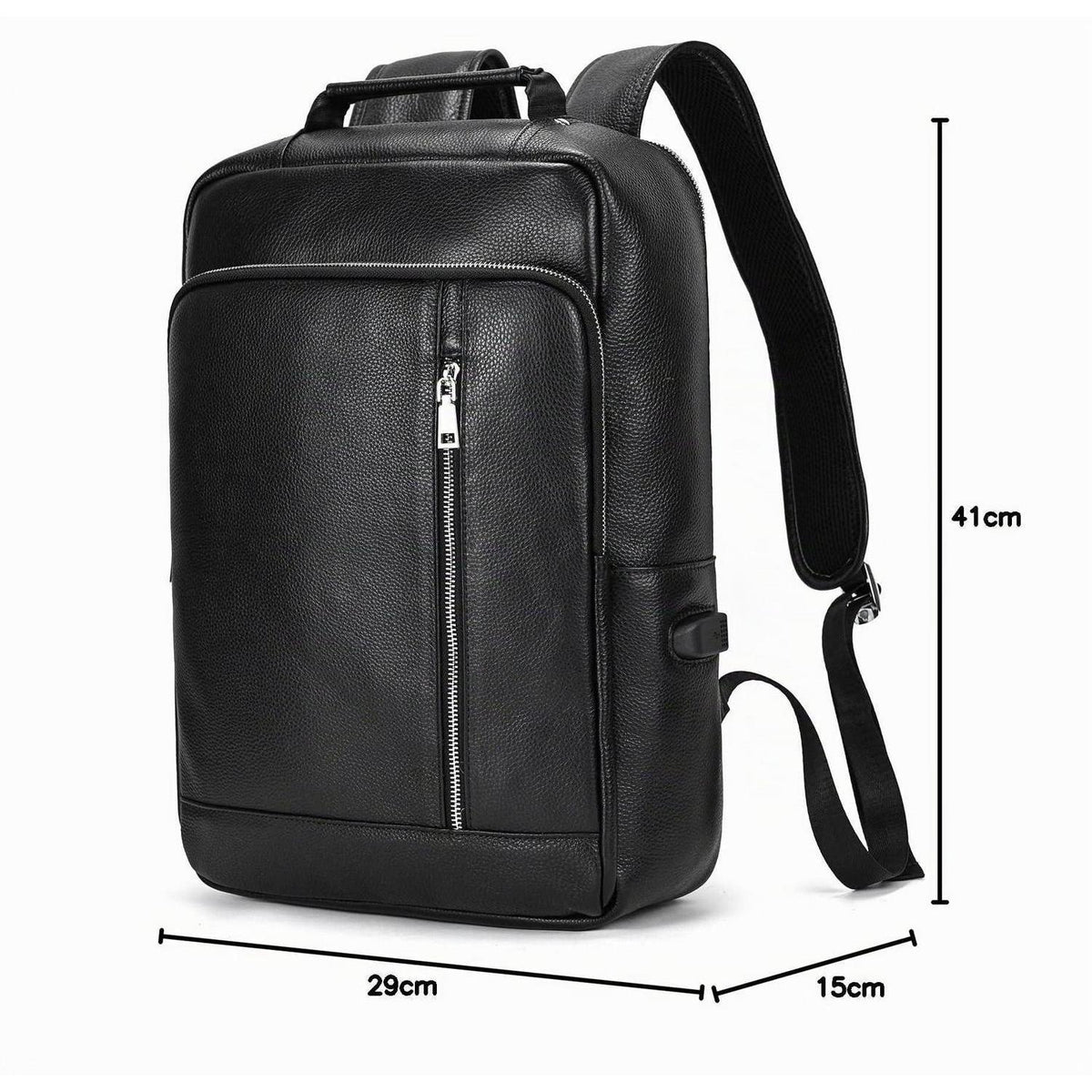 Leder Rucksack 15,6" Laptopfach – Tagesrucksack für Damen & Herren