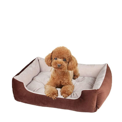 DAIHAN Hundebett 4XL, Rutschfest & Waschbar, Kaffee