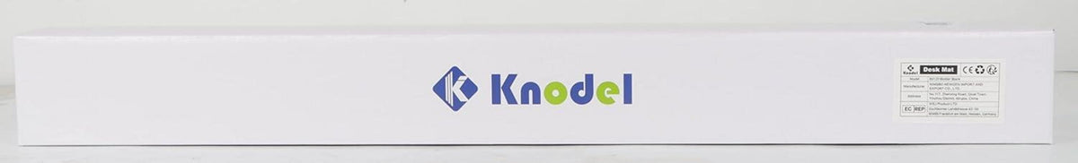 Knodel Tischunterlage 120x60cm PVC Laptop Schreibtischunterlage Schwarz