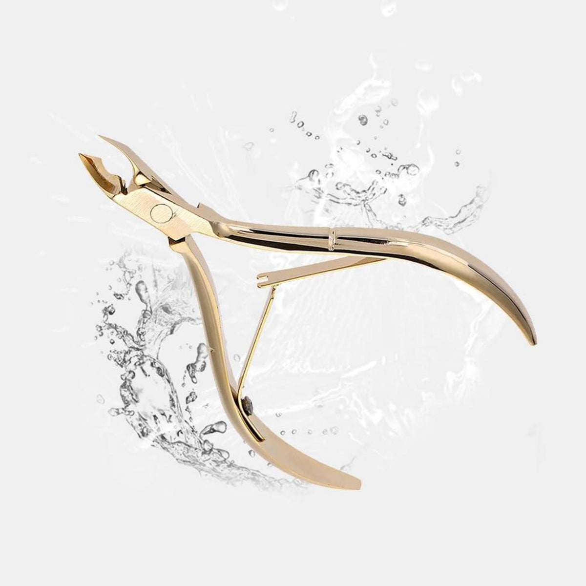 Professionelle Nagelhautzange Edelstahl Gold – Präzise Nagelpflege