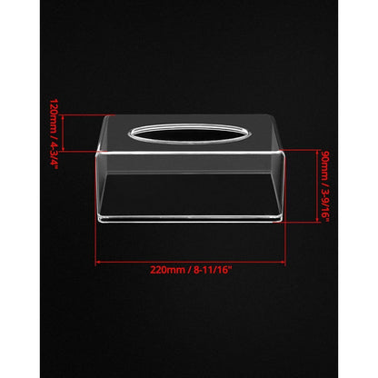 Acryl Taschentuchbox Transparent – Moderne Tissue Box für Schlafzimmer