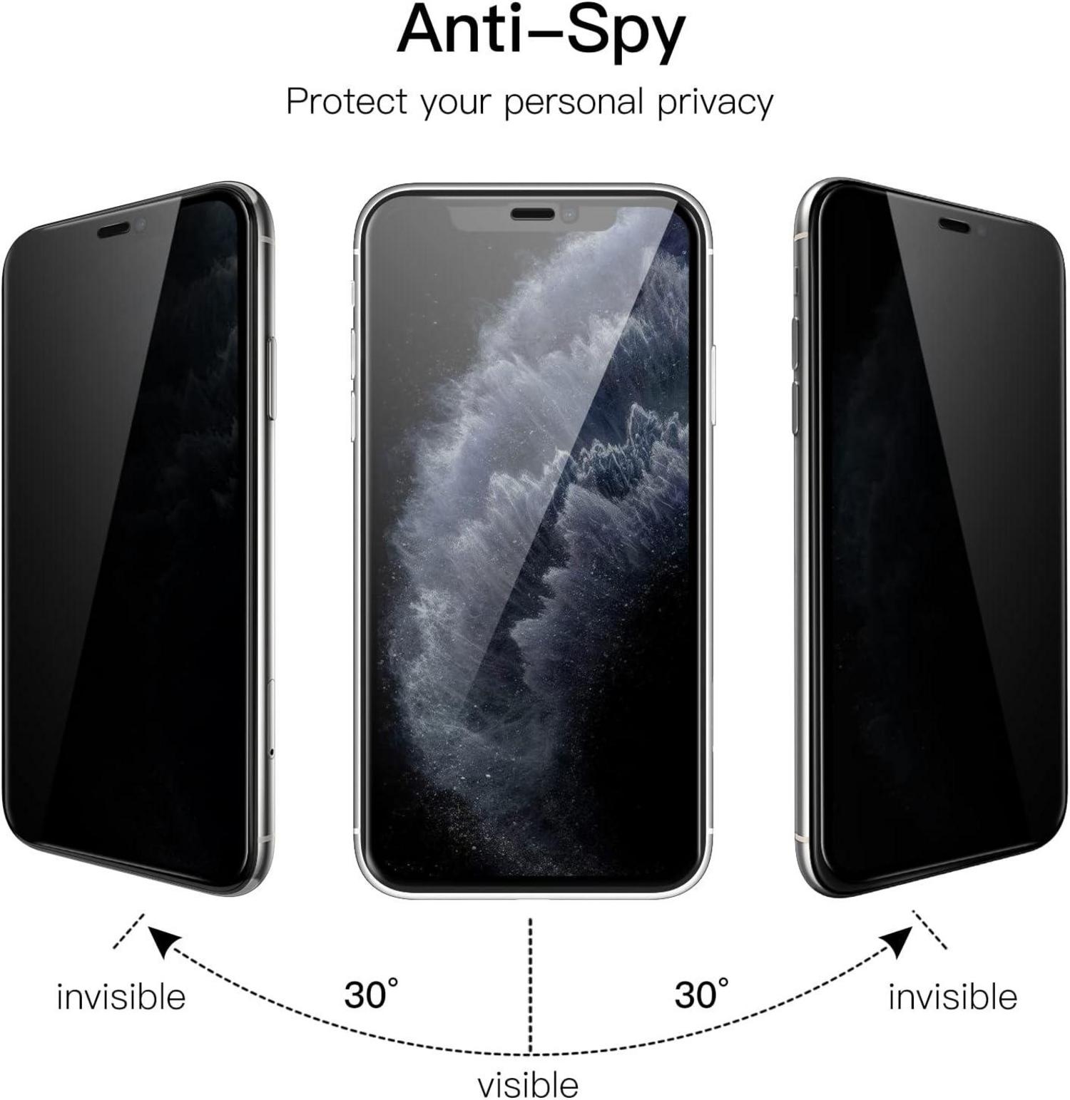 JETech Sichtschutz Full Screen für iPhone 11 Pro/X/XS 5,8