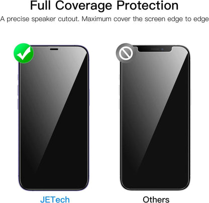 iPhone 12 Pro Max Sichtschutz Anti-Spy Panzer Glas 2 Stück