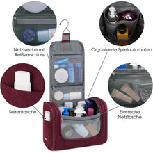 Große Kulturtasche zum Aufhängen, Rot