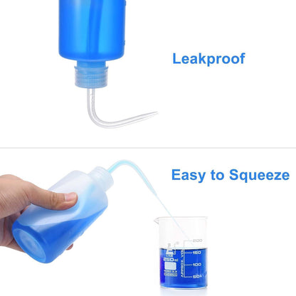 3x 250ml Waschflasche für Labor & Pflanzen