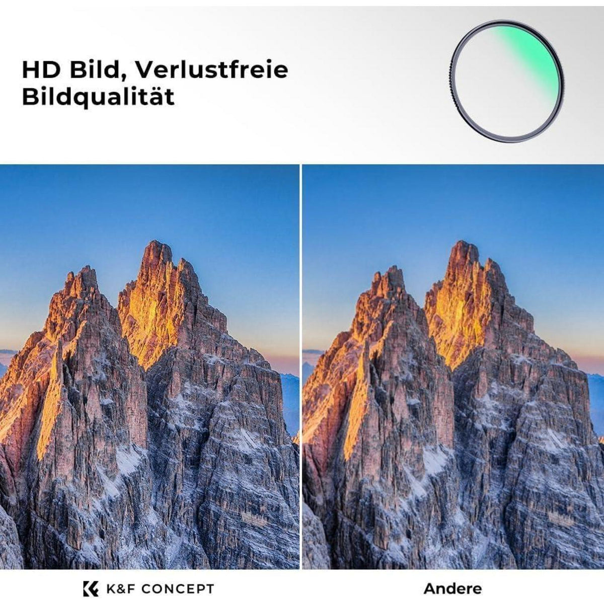 UV-Schutzfilter 112mm B270 Schottglas für Nikon Z 14-24mm f2.8S