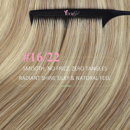 Echthaar Tape Extensions Blond 35cm 50g 16/22