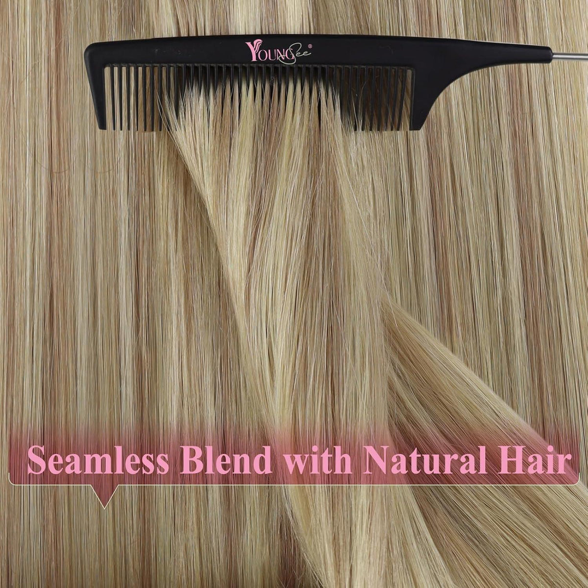 Echthaar Tape Extensions Blond 35cm 50g 16/22