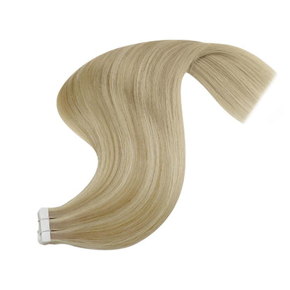 Echthaar Tape Extensions Blond 35cm 50g 16/22