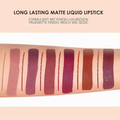 12er Set Matte Nudetöne Lippenstifte – Langlebig & Feuchtigkeitsspendend