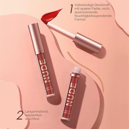 12er Set Matte Nudetöne Lippenstifte – Langlebig & Feuchtigkeitsspendend