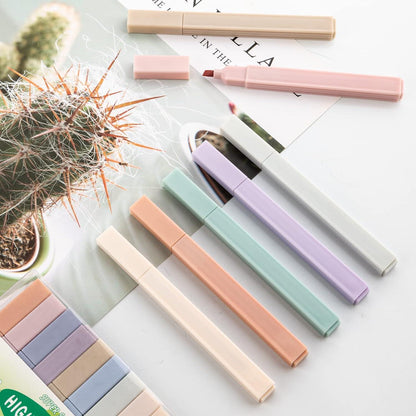 Pastell Textmarker 12er Pack, Highlighter Pen für Journaling und