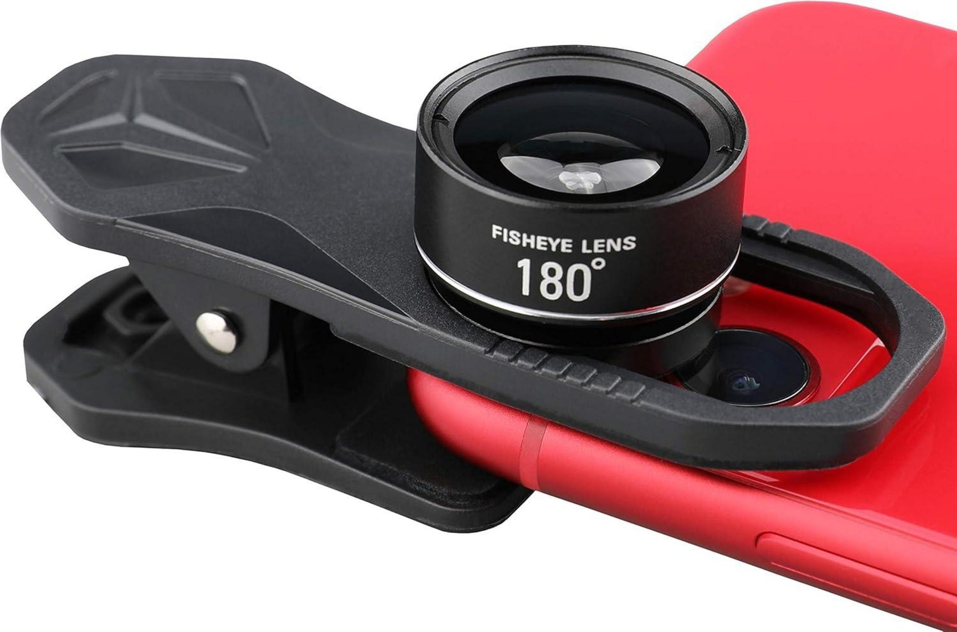 180° Fisheye-Objektiv mit Clip für iPhone Samsung Pixel BlackBerry