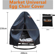 Enzeno Outdoor Pod Doppel-Eierstuhlbezug wasserdicht