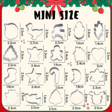 Weihnachts Ausstechformen Set 20 Stück Mini Edelstahl