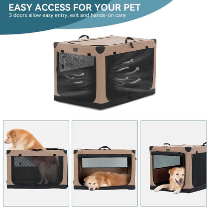 Faltbare Hundebox mit Stoffbezug – Sicher & Komfortabel für Reisen