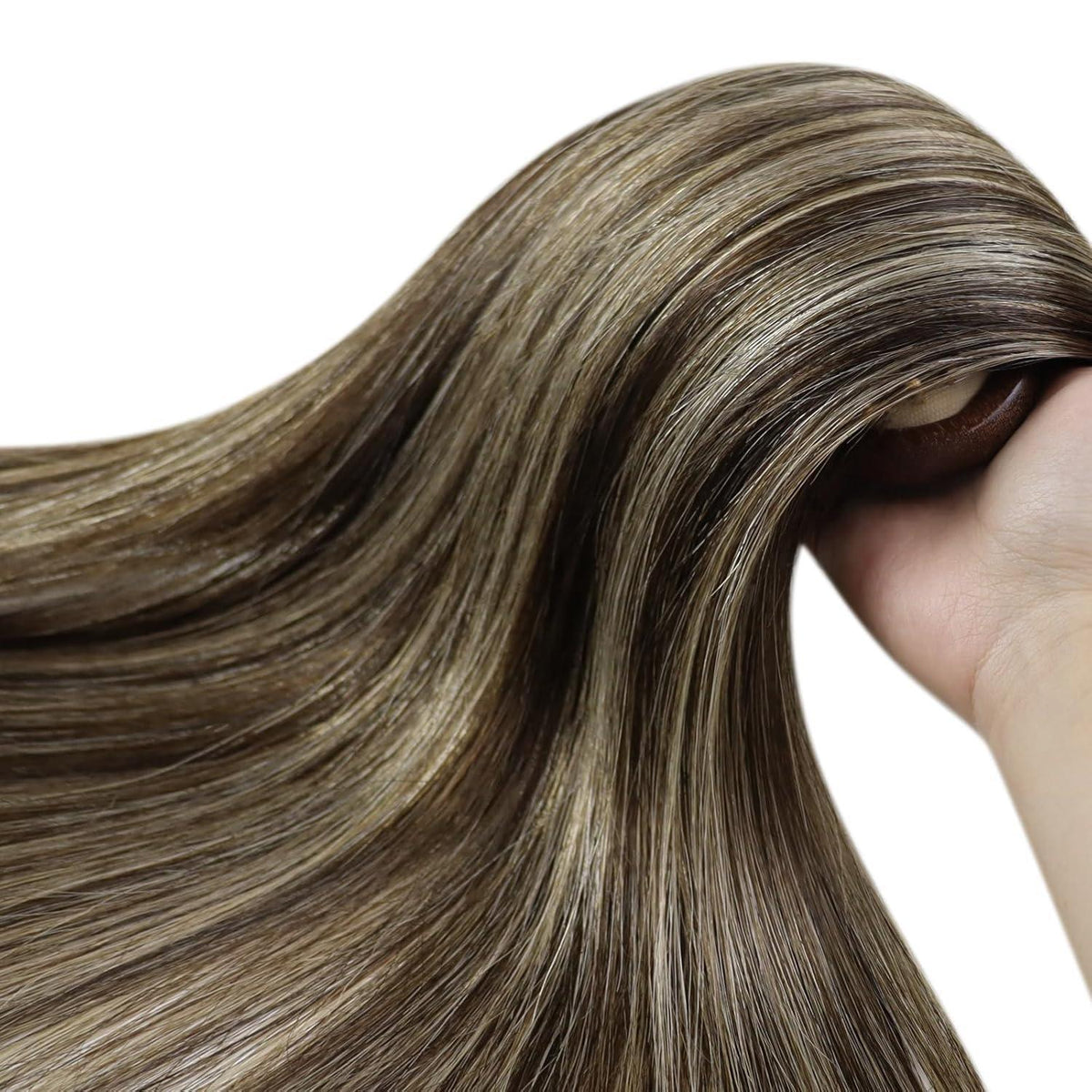 Blond Echthaar Microring Extensions #P4/27 50cm
